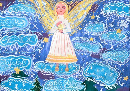 Рисунок Рождество Христово для детей