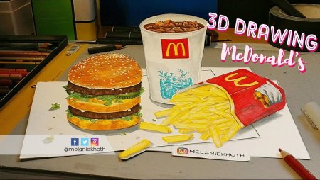 Рисование макдональдс