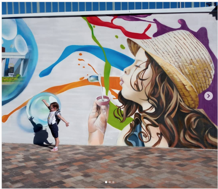 Фотозона граффити