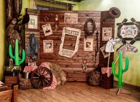 Фотозона ковбойская вечеринка