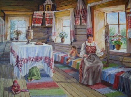 Э. Панов "русская изба"