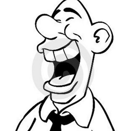 Смеющиеся люди нарисованные