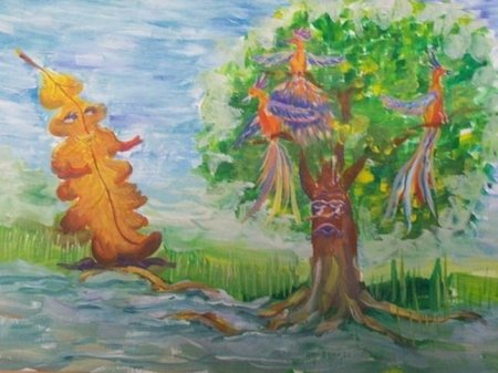 Иллюстрация к стихотворению листок Лермонтова