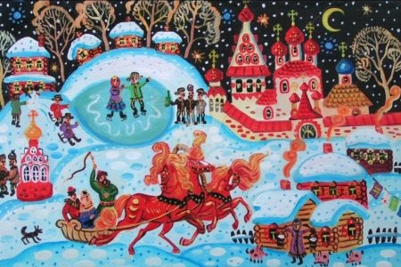 Рисование новогодний праздник