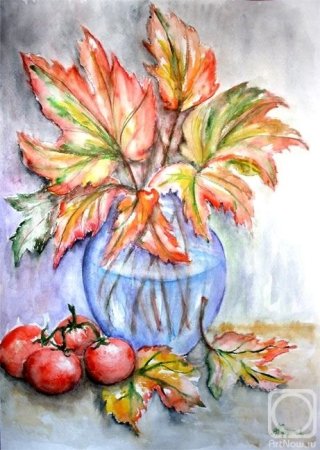 Осенний букет поэтапное рисование