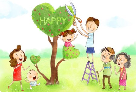 Семья рисунок