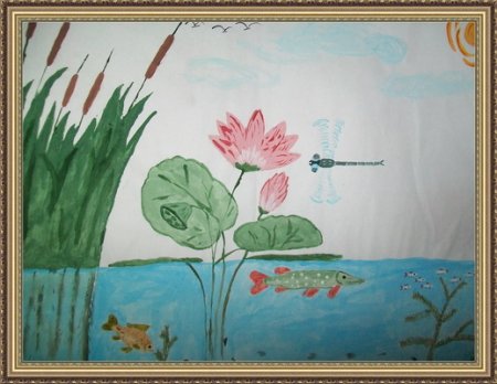 Астраханский заповедник рисунки