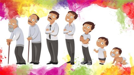 Возраст от младенца до старика