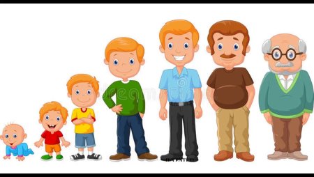 Члены семьи на прозрачном фоне