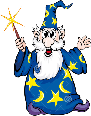 Волшебник раскраска для детей