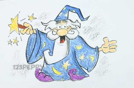 Звездочет мультяшный