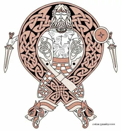 Славянский орнамент Велес