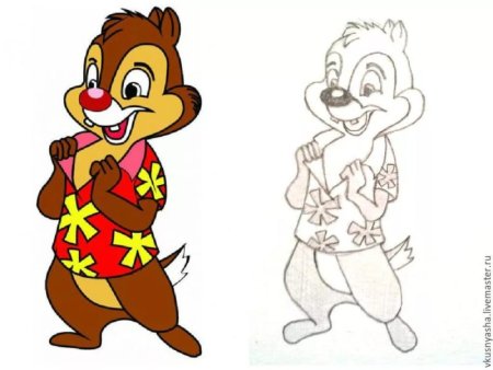 Рисунки персонажей из мультфильмов