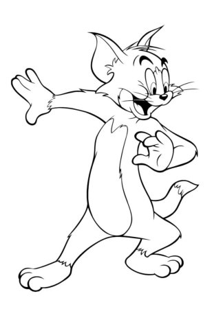 Кот Леопольд черно белый