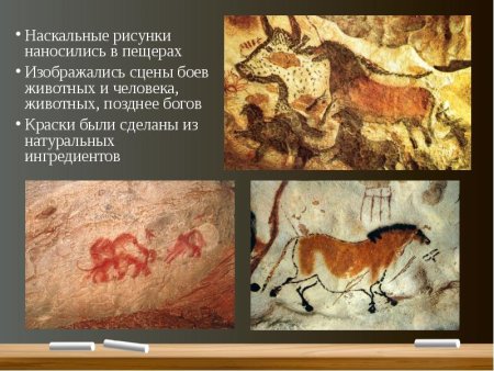 Что такое Наскальная живопись текст