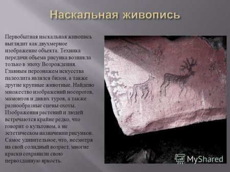 Информация о наскальных живописях