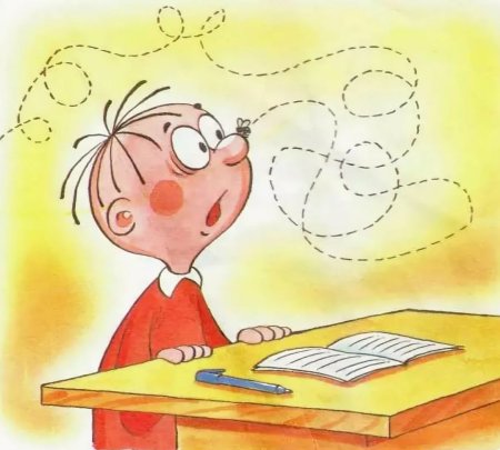 Дети на уроке рисунок