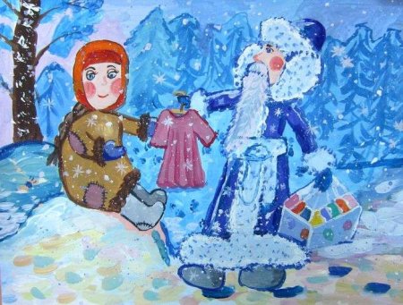 Рисунок к сказке Морозко