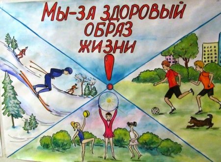 Мы за здоровый образ жизни рисунки