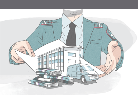 Налоговый инспектор мультяшный