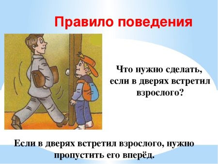 Правила поведения