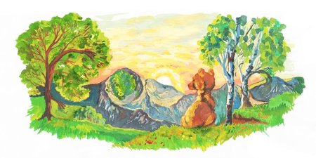 Рисование родной край