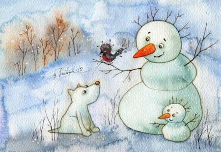 Виктория Кирдий художник зима