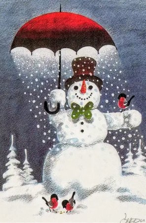 Зимние чудеса рисунки