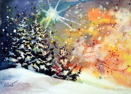 Виктория Кирдий художник зима