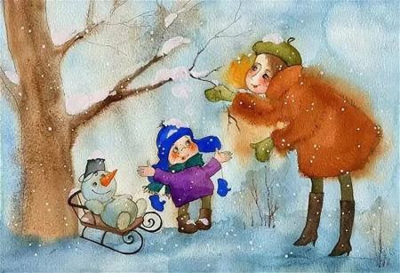 Рождественские иллюстрации Eva Melhuish