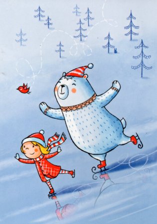 Рисунок на зимнюю тему