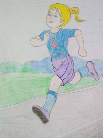 Рисунок на тему физкультура