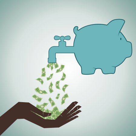 Рисунок на тему экономия денег