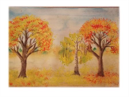 Золотая осень рисунок