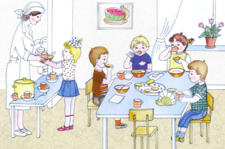 Нарисованный ресторан