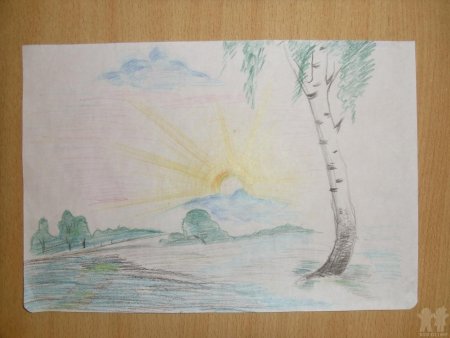 Иллюстрация утро э.Грига