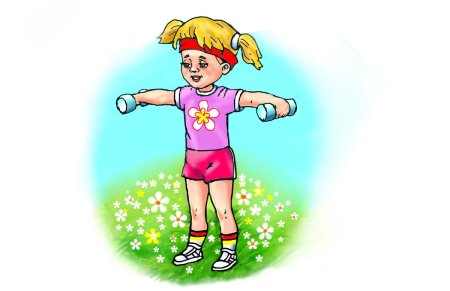 Утренняя гимнастика школьника