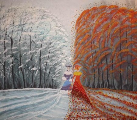 Встреча осени с зимой