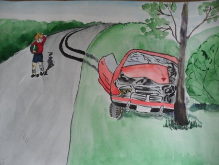 Рисунки на тему памяти жертв ДТП