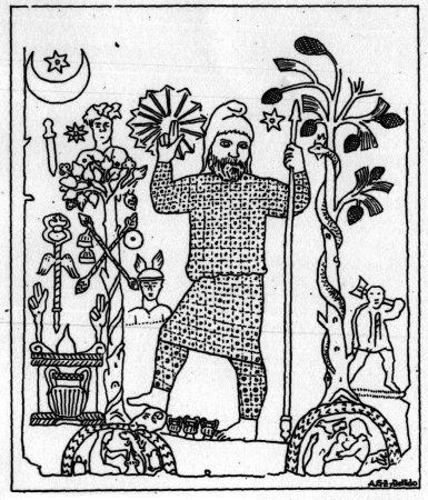 Александр Невский портрет чб