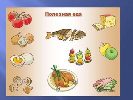 Изображение продуктов питания для детей