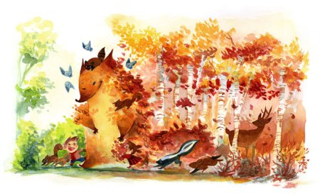 Рисунок красота осени