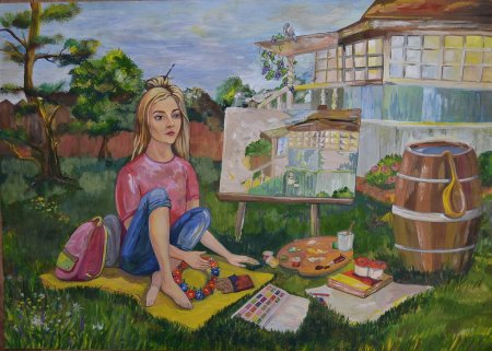 Дипломные работы в художественной школе