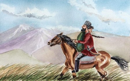 Кавказ иллюстрации