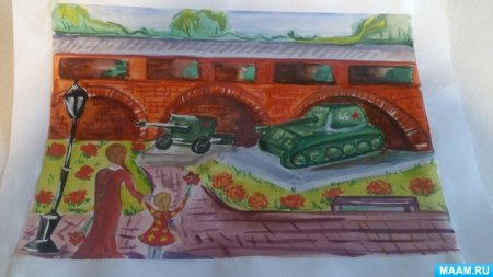 Картина дети на заводе в тылу