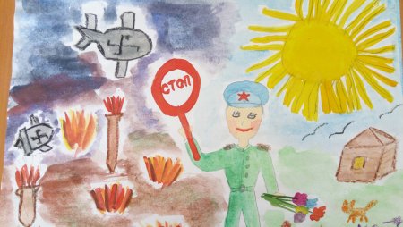 Рисунок на 9 мая