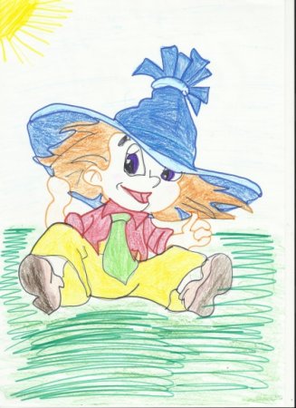 Незнайка детские рисунки