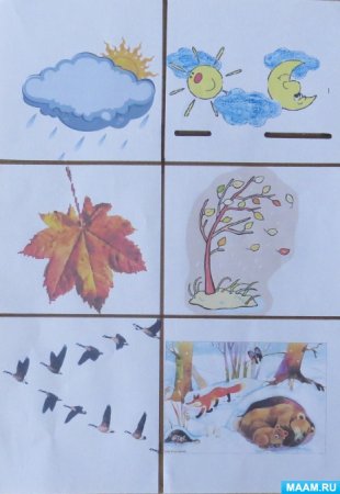 Мнемотаблица осень приметы осени