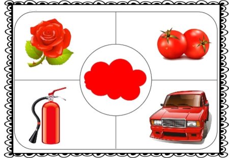 Карточки для изучения цветов