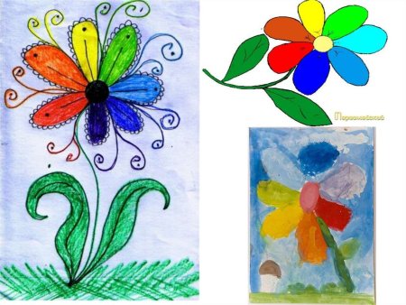 Рисунки разноцветные для первого класса